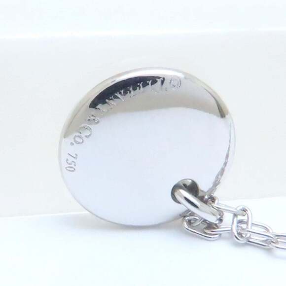 TIFFANY Authentic 18k Silver Diamond Necklace - Picture 4 of 9